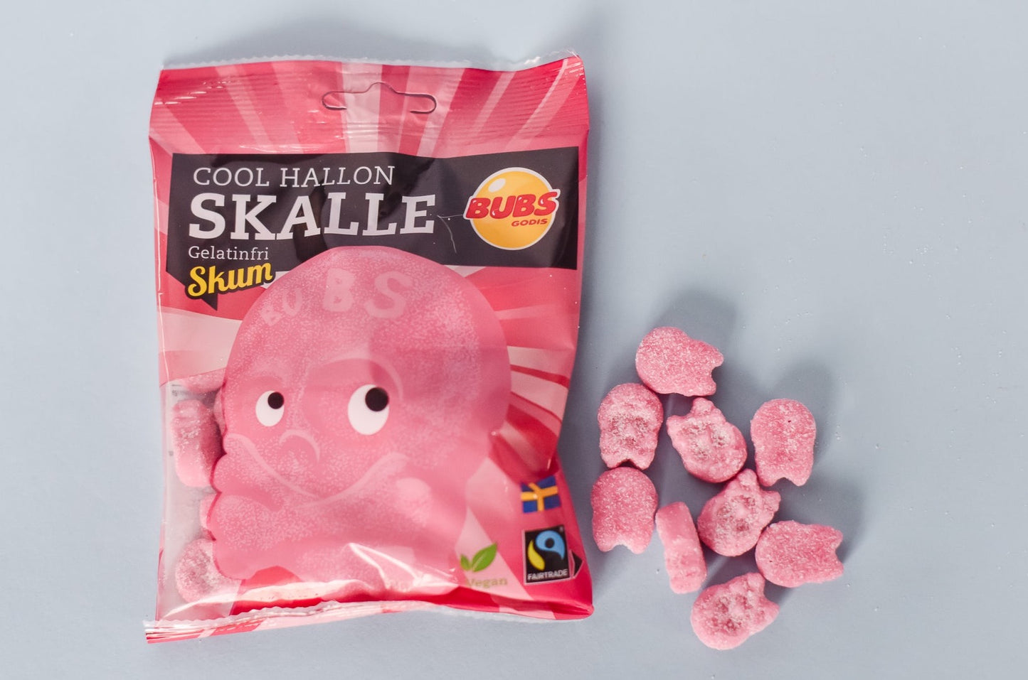 Bubs Sour Skulls - Cool Raspberry